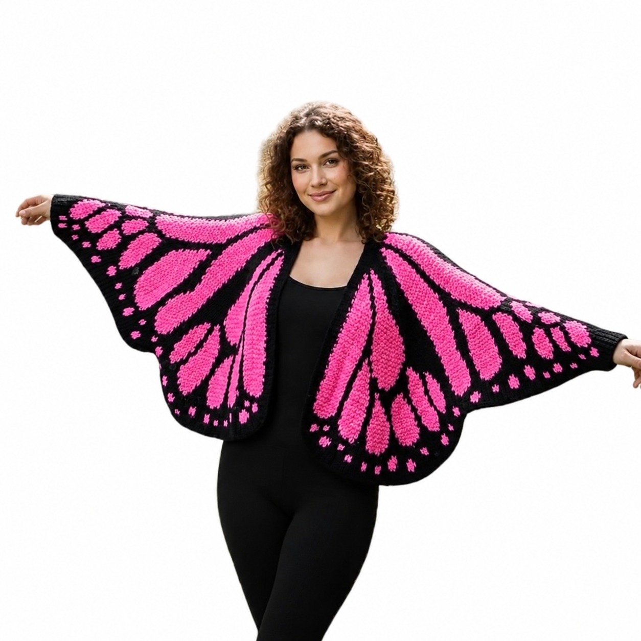 Quincy's Handmade Butterfly Cardigan